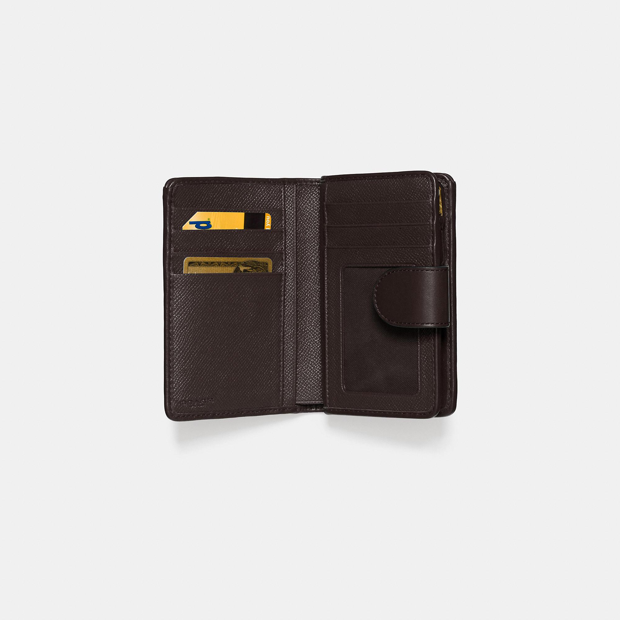Medium Flap Wallet In Colorblock Signature Canvas Ahoy Comics